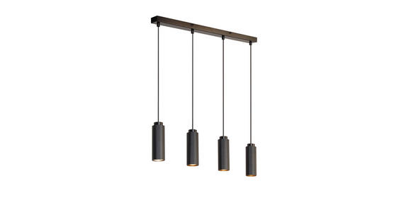 HÄNGELEUCHTE 65/9/120 cm  - Schwarz, Trend, Metall (65/9/120cm) - Novel