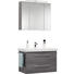 BADEZIMMER - Graphitfarben/Weiß, KONVENTIONELL, Glas/Holzwerkstoff (85cm) - Welnova BADEZIMMER - Graphitfarben/Weiß, KONVENTIONELL, Glas/Holzwerkstoff (85cm) - Welnova