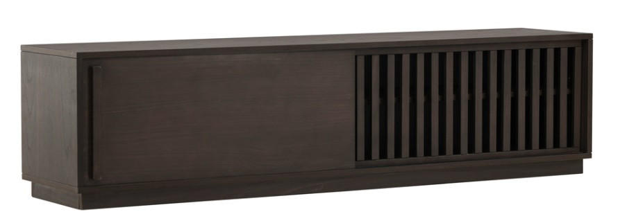 LOWBOARD  in 180/45/40 cm  - Mokka, Design, Holzwerkstoff (180/45/40cm) - Livetastic