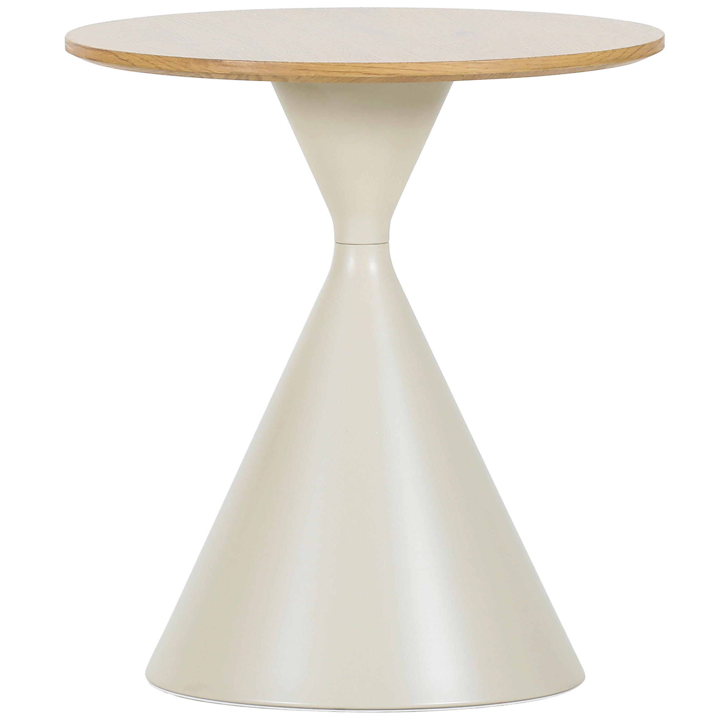 SOFFBORD i trämaterial 50/55 cm  - vit/naturfärgad, Design, metall/trämaterial (50/55cm) - Belluti