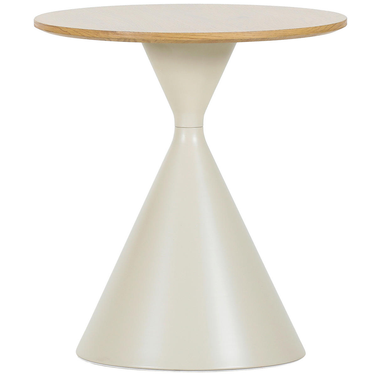 SOFFBORD i trämaterial 50/55 cm  - vit/naturfärgad, Design, metall/trämaterial (50/55cm) - Belluti