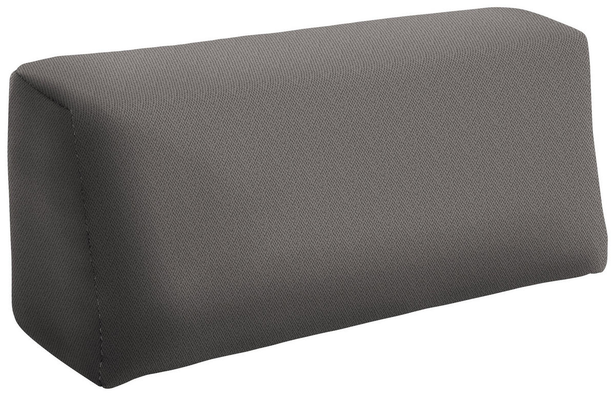 SCHLAFSOFA in Flachgewebe Grau  - Buchefarben/Schwarz, Konventionell, Holz/Kunststoff (255/86/123cm) - Livetastic