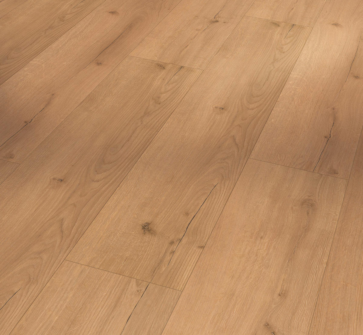 VINYLBODEN Vinyl Basic 5.3  per  m² - Eichefarben, Basics, Kunststoff (120.9/22.5/0.53cm) - Parador