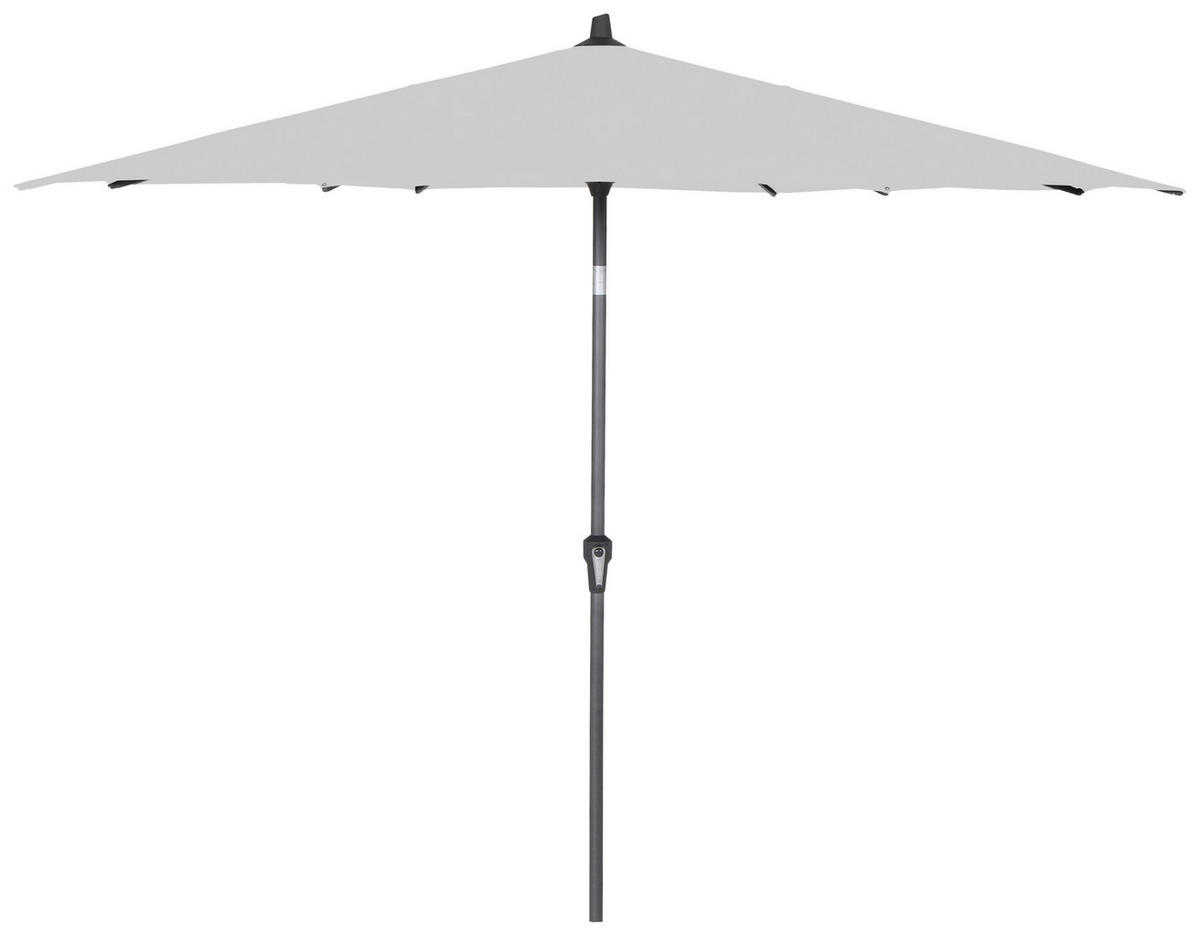 SONNENSCHIRM  300/300 cm  - Anthrazit/Grau, KONVENTIONELL, Textil/Metall (300/300cm) - Siena Garden