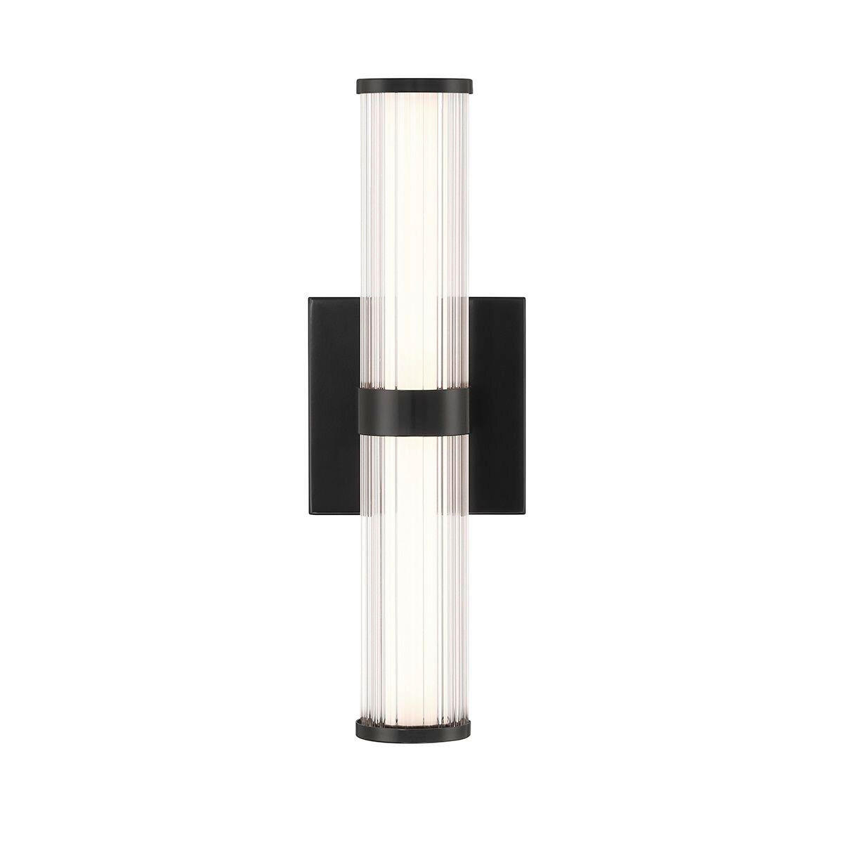 LED-WANDLEUCHTE - Chromfarben, Basics, Glas/Metall (35,5/9/10,1cm) - Elstead Lighting