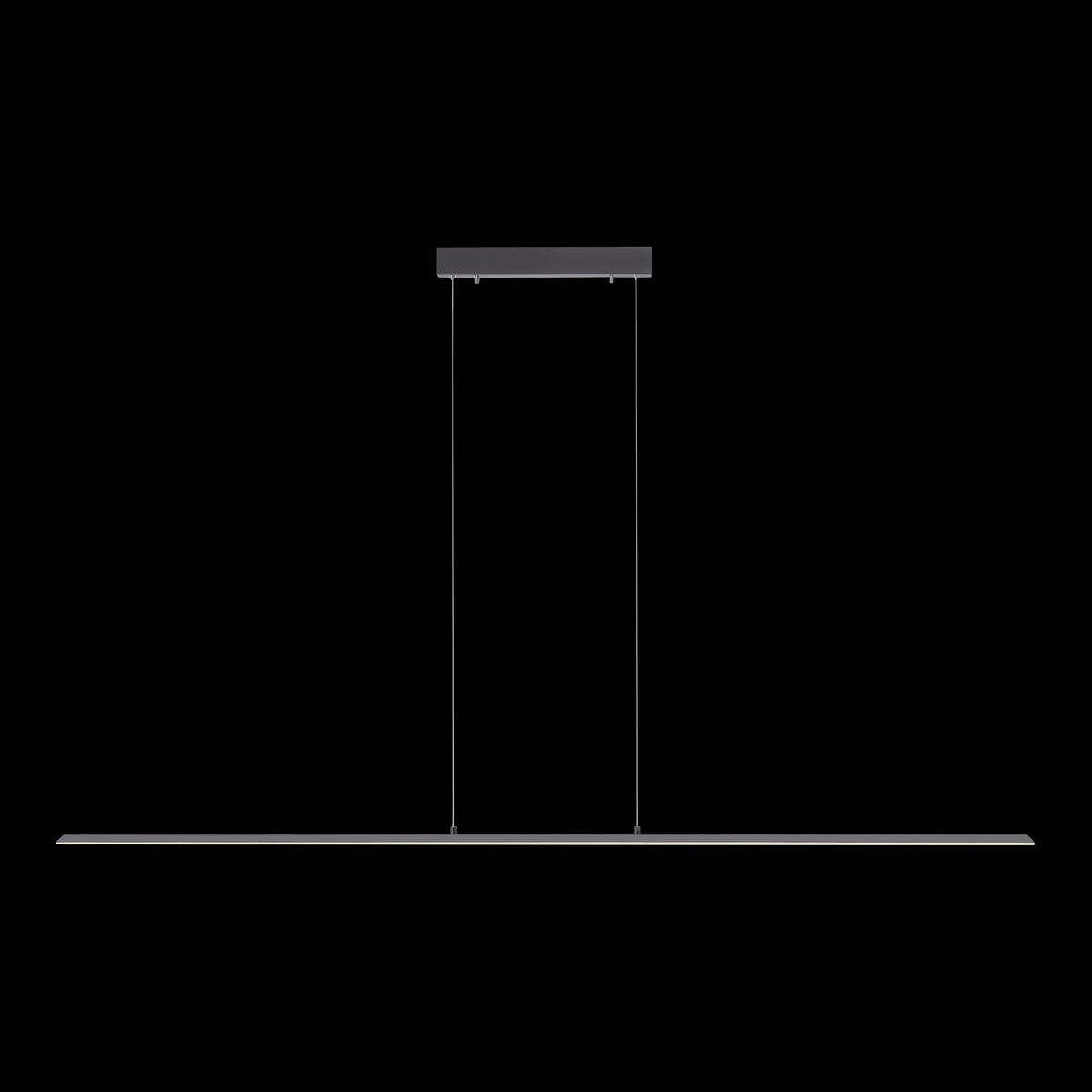 LED-HÄNGELEUCHTE 160/6/120 cm  - Anthrazit, Basics, Kunststoff/Metall (160/6/120cm) - Neuhaus PURE