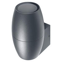 AUßENLEUCHTE 9/7,5/12 cm   - Dunkelgrau, Basics, Glas/Metall (9/7,5/12cm) - Ledvance