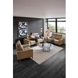 2-SITZER-SOFA in Leder Beige  - Beige/Schwarz, Design, Leder/Metall (176/105/98cm) - Emilio Belluti