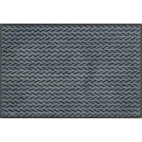 FUßMATTE  50/75 cm  Anthrazit, Blaugrau  - Anthrazit/Blaugrau, Design, Kunststoff/Textil (50/75cm) - wash+dry