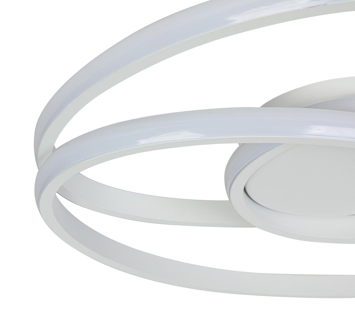 DECKENLEUCHTE 45/8 cm  - Weiß, Trend, Kunststoff/Metall (45/8cm) - Collett's Monde