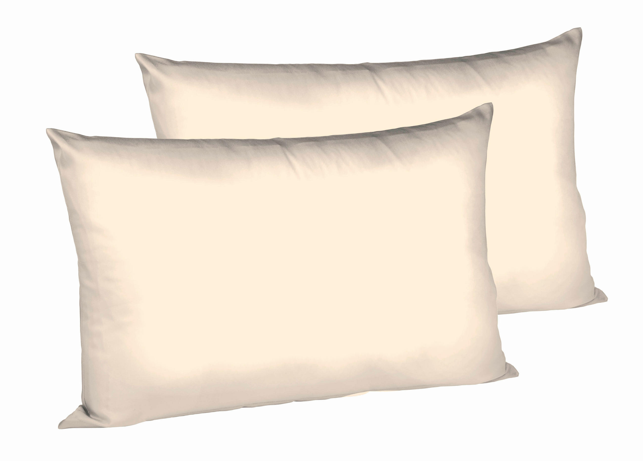 KISSENHÜLLEN-SET 40/60 cm  - Creme, Basics, Textil (40/60cm) - Fleuresse