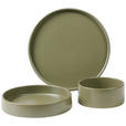 KOMBISERVICE Grün Kyoto 12-teilig 4 Personen  - Grün, Trend, Keramik - Novel