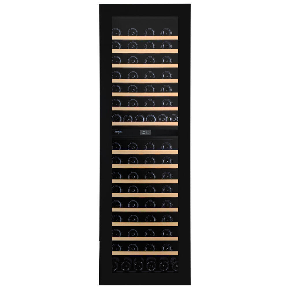 WEINKÜHLSCHRANK DVN-109.291DB.TO  - Schwarz, Basics, Glas/Holz (59/178/57cm)