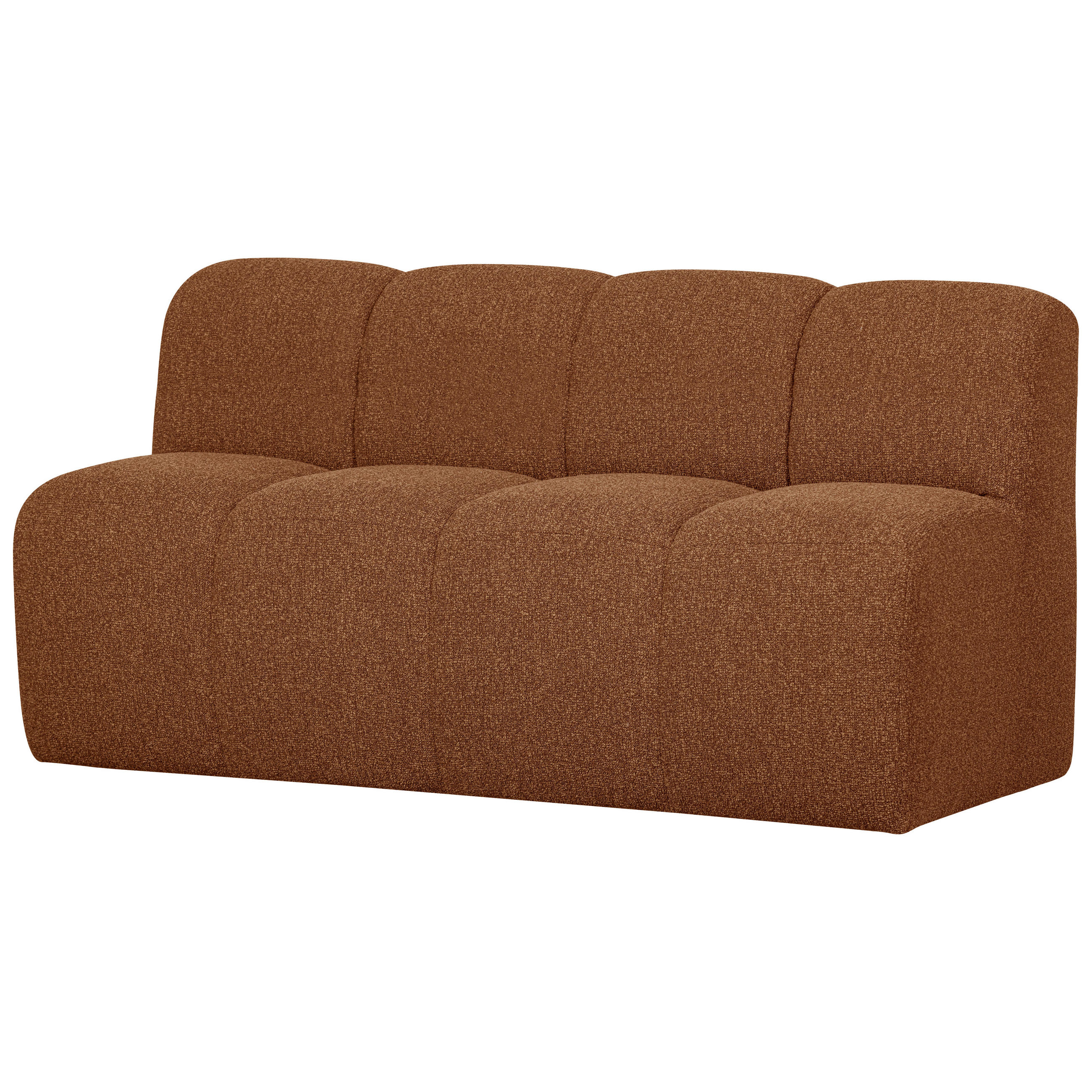 Livetastic Sitzbank Mojo Rotbraun 164x83x73 cm