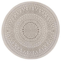OUTDOORTEPPICH 240 cm Twin Creme, Cappuccino  - Creme/Cappuccino, Design, Kunststoff (240cm)