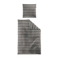 BETTWÄSCHE Makosatin 140/200 cm  - Grau, KONVENTIONELL, Textil (140/200cm) - Irisette
