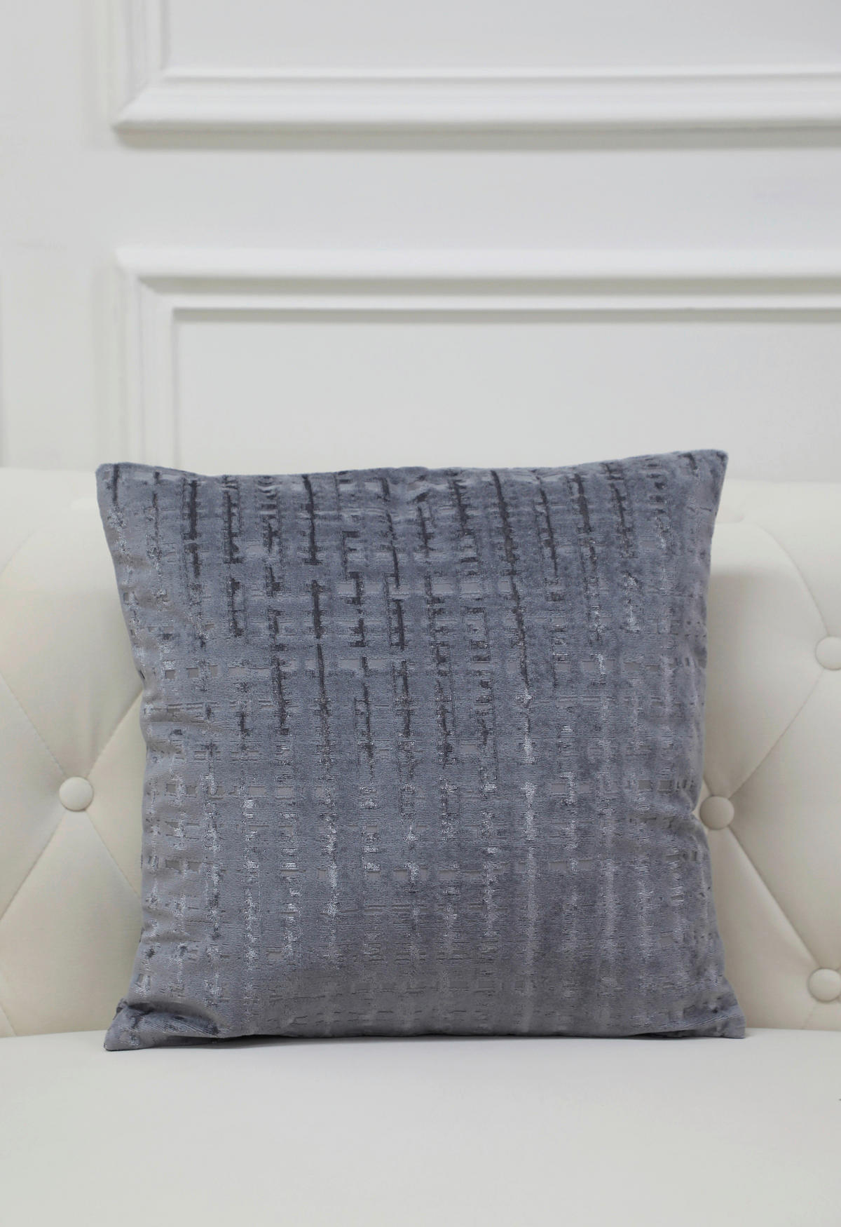 ZIERKISSEN  45/45 cm   - Grau, Design, Textil (45/45cm) - Dieter Knoll