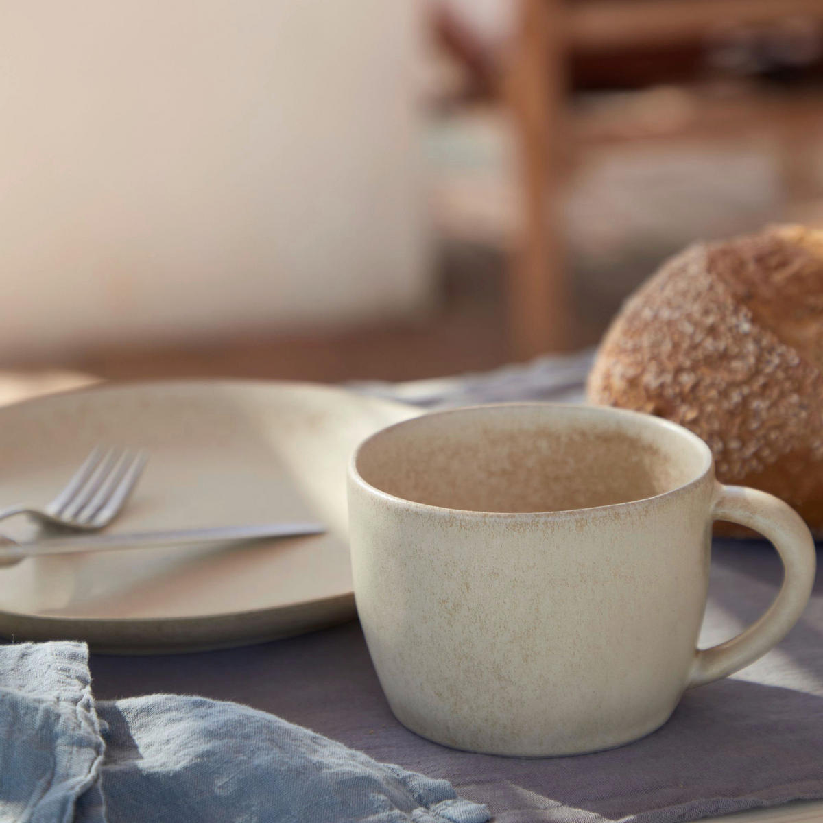 KOMBISERVICE Champagner LIVIA 5-teilig 1 Personen  - Champagner, Basics, Keramik - Costa Nova