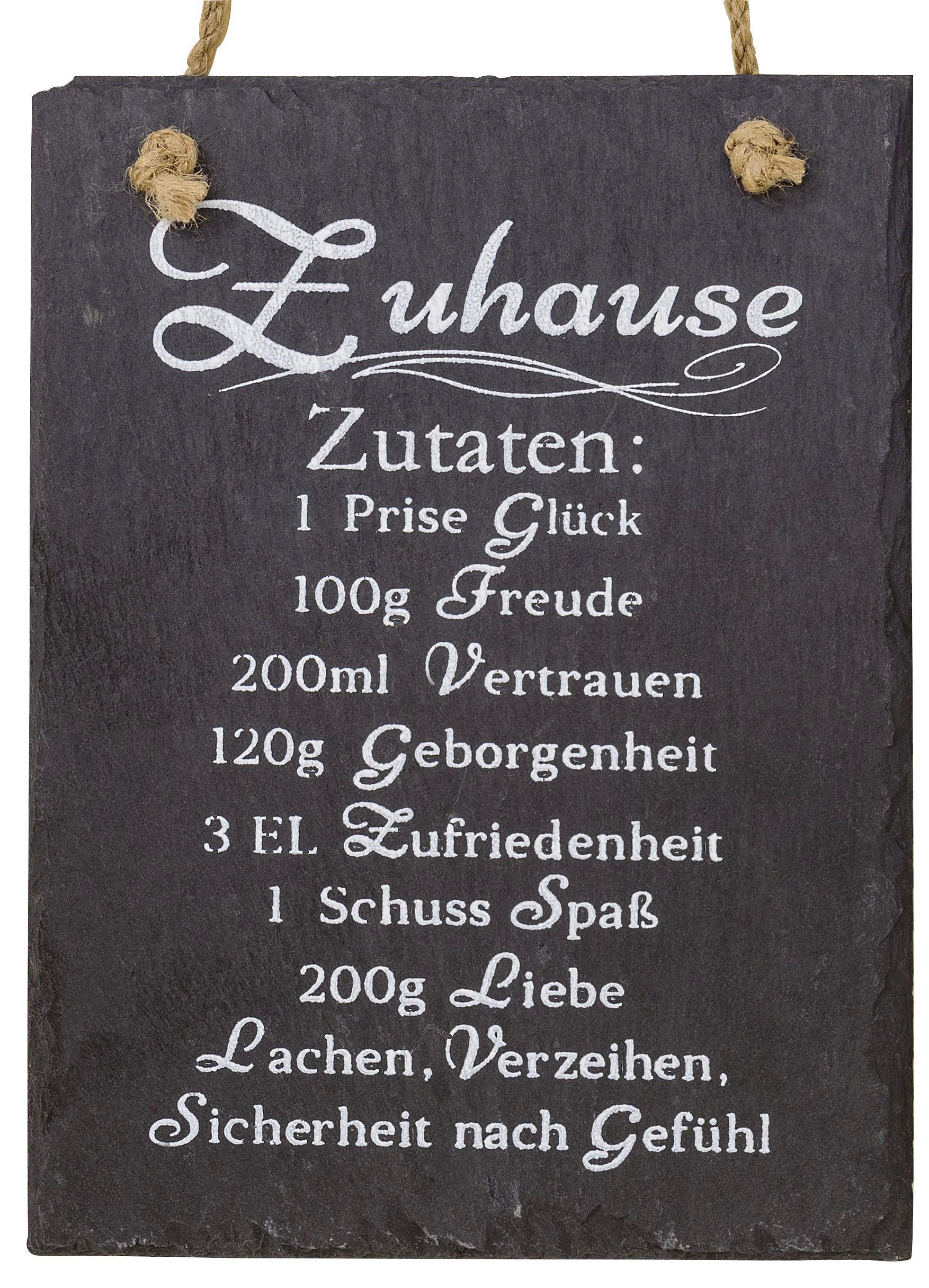 DEKOSCHILD  - Schwarz, Trend, Stein (15/1/20cm) - Ambia Home