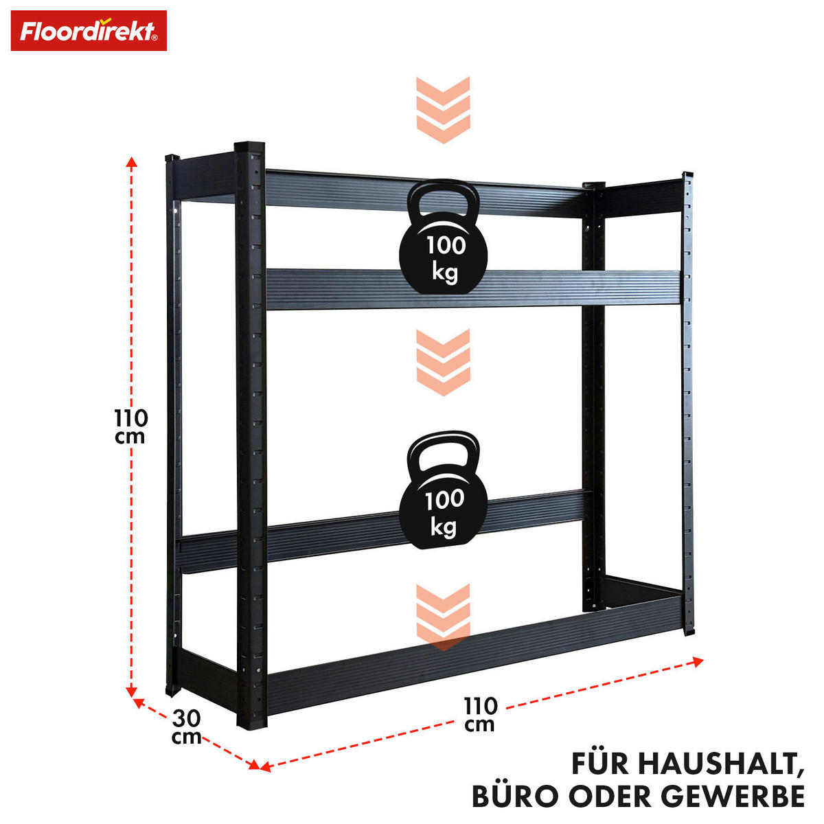 FLASCHENREGAL  - Schwarz Hochglanz, Basics, Metall (110/110/30cm) - Floordirekt