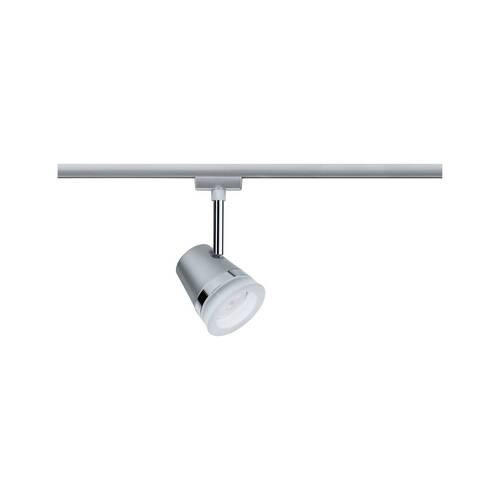 SCHIENENSYSTEM-STRAHLER URail 8,5/18,5 cm   - Chromfarben, Basics, Kunststoff/Metall (8,5/18,5cm) - Paulmann