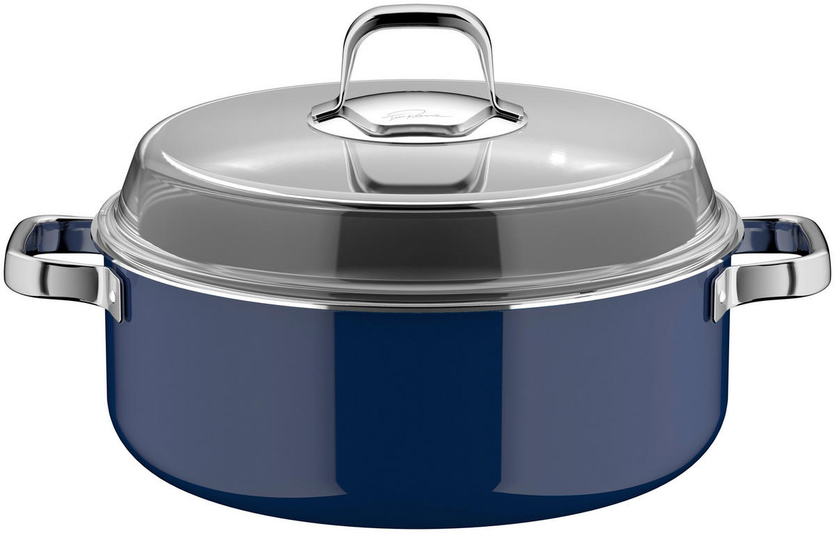 SCHMORTOPF Fusiontec® Mineral Pro - Tim Raue Edition 5.9 L  - Dunkelblau, Basics, Metall (28cm) - WMF