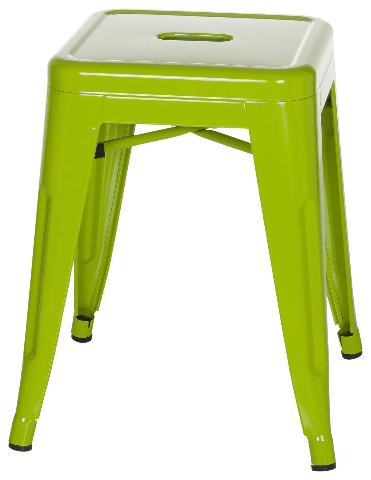 HOCKER Grün  - Grün, Basics, Metall (39/46/39cm) - MID.YOU