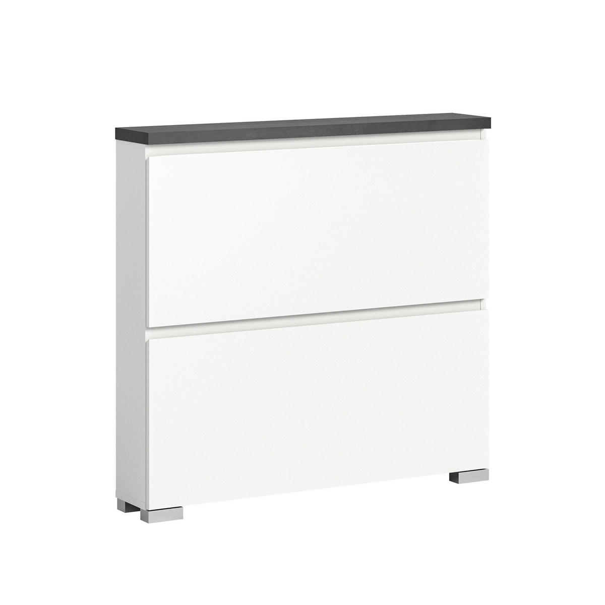 SCHUHKIPPER - Silberfarben/Weiß, MODERN (95/91/18cm)