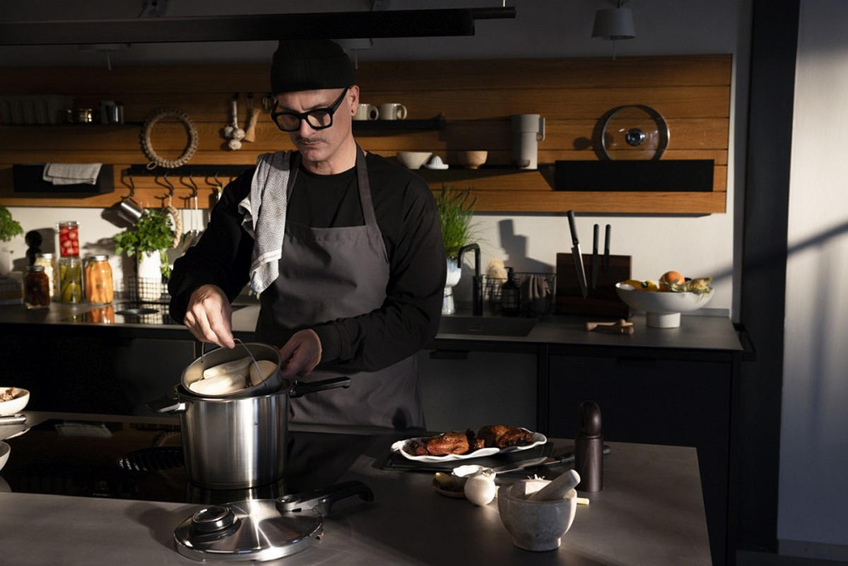 SCHNELLKOCHTOPF VITAVIT® PREMIUM satiniert 6.0 L  - Silberfarben, Basics, Metall (22cm) - Fissler