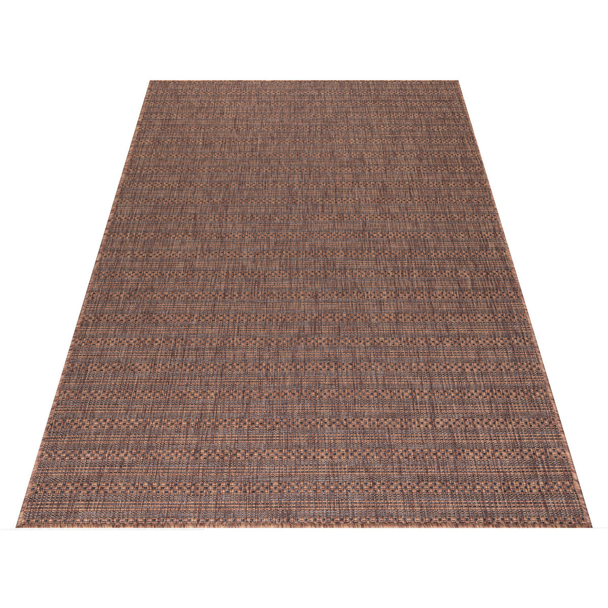 UTOMHUSMATTA 160/230 cm Zagora  - brun/svart, Basics, textil (160/230cm) - Novel