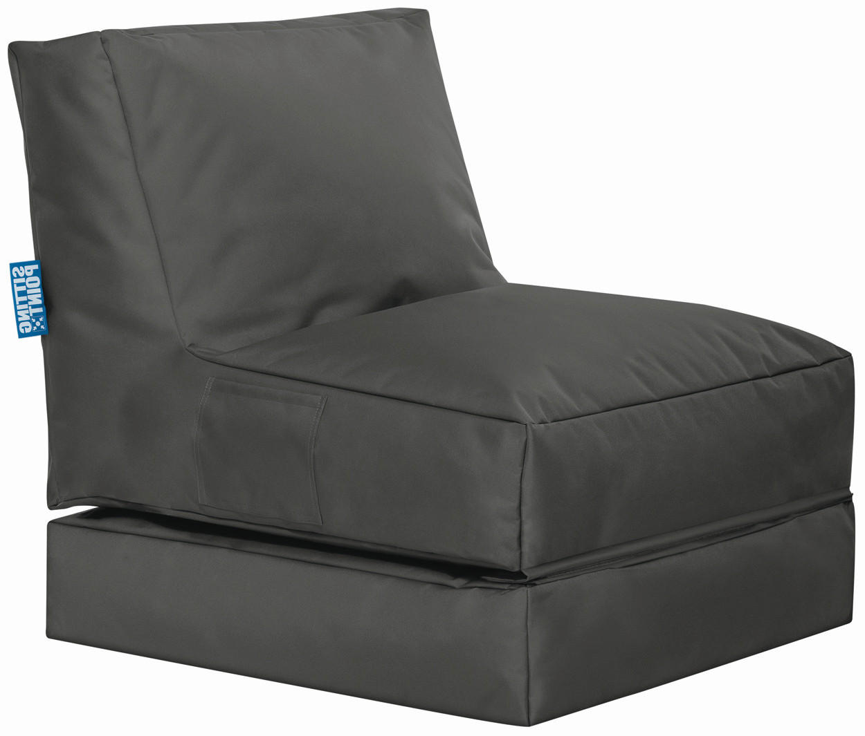 SITZSACK 300 l  - Anthrazit, Design, Textil (70/80/90cm)