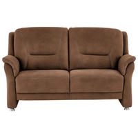 2,5-SITZER in Mikrofaser Hellbraun  - Hellbraun/Beige, Konventionell, Textil/Metall (172/100/89cm) - Beldomo Comfort