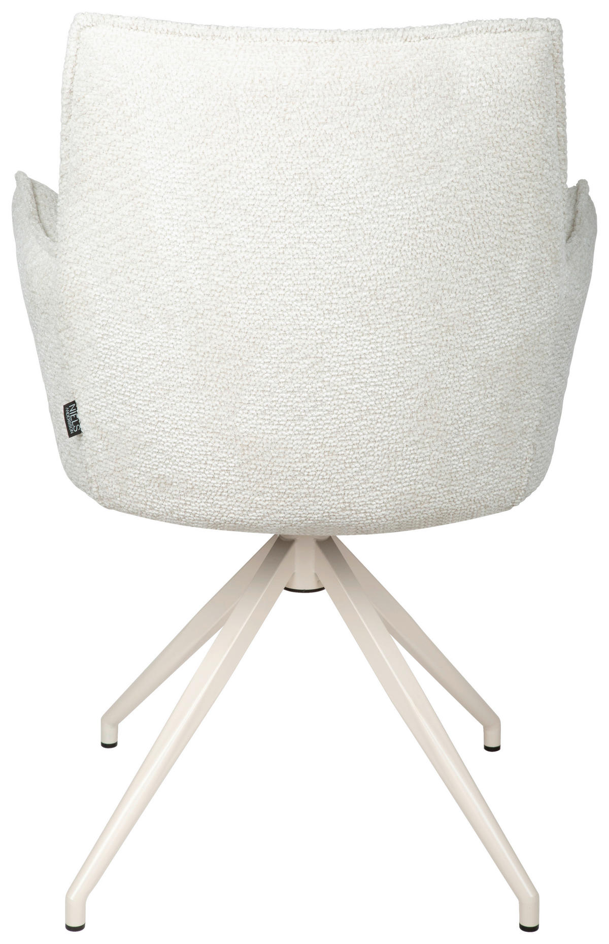 KAROSSZÉK krémszínű  - krémszínű, Design, textil/fém (59/89,5/63cm) - Niels Andersson