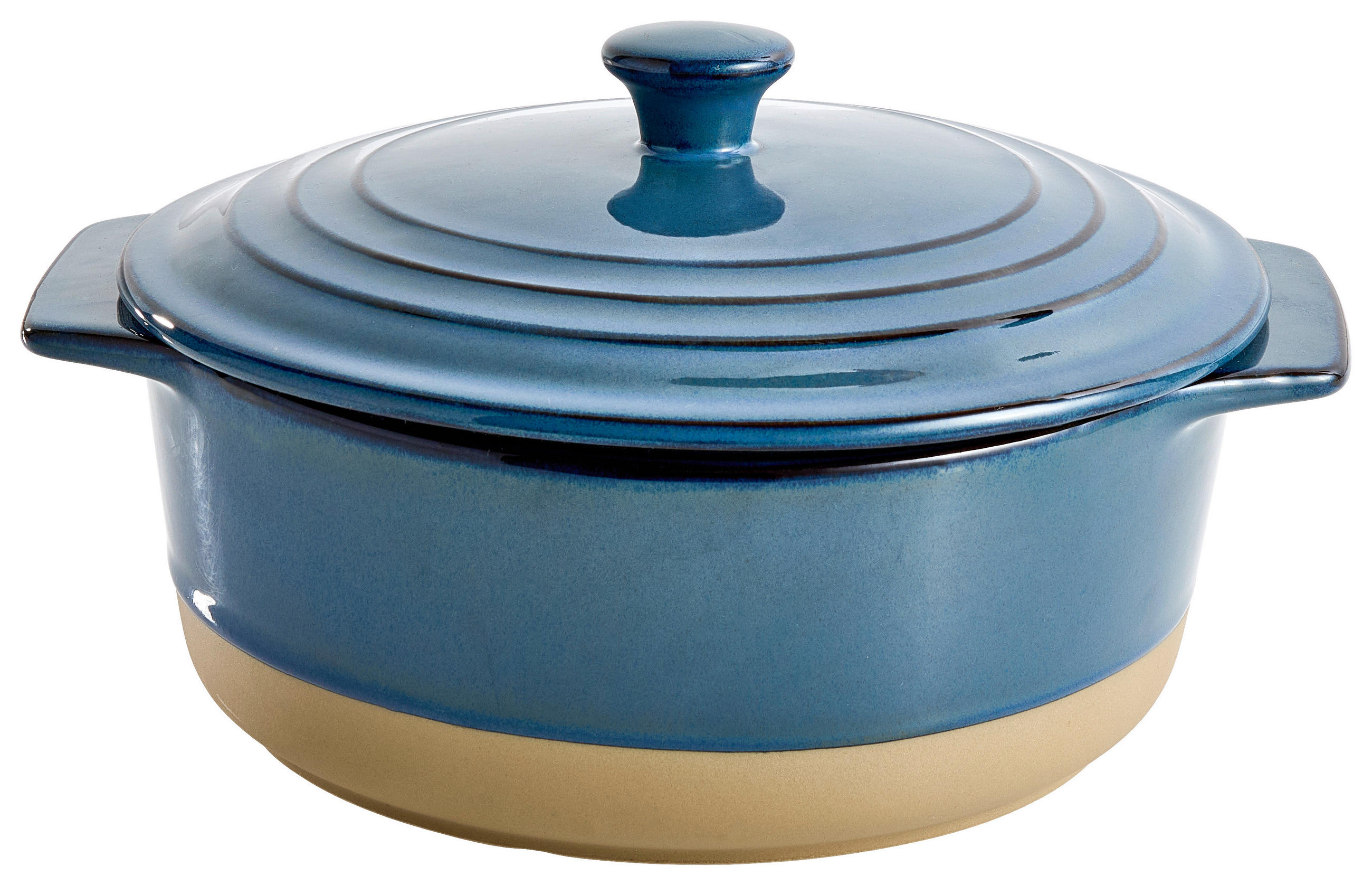 PEKAČ  - plava/smeđa, Lifestyle, keramika (22,7/8,7cm) - Homeware Profession.