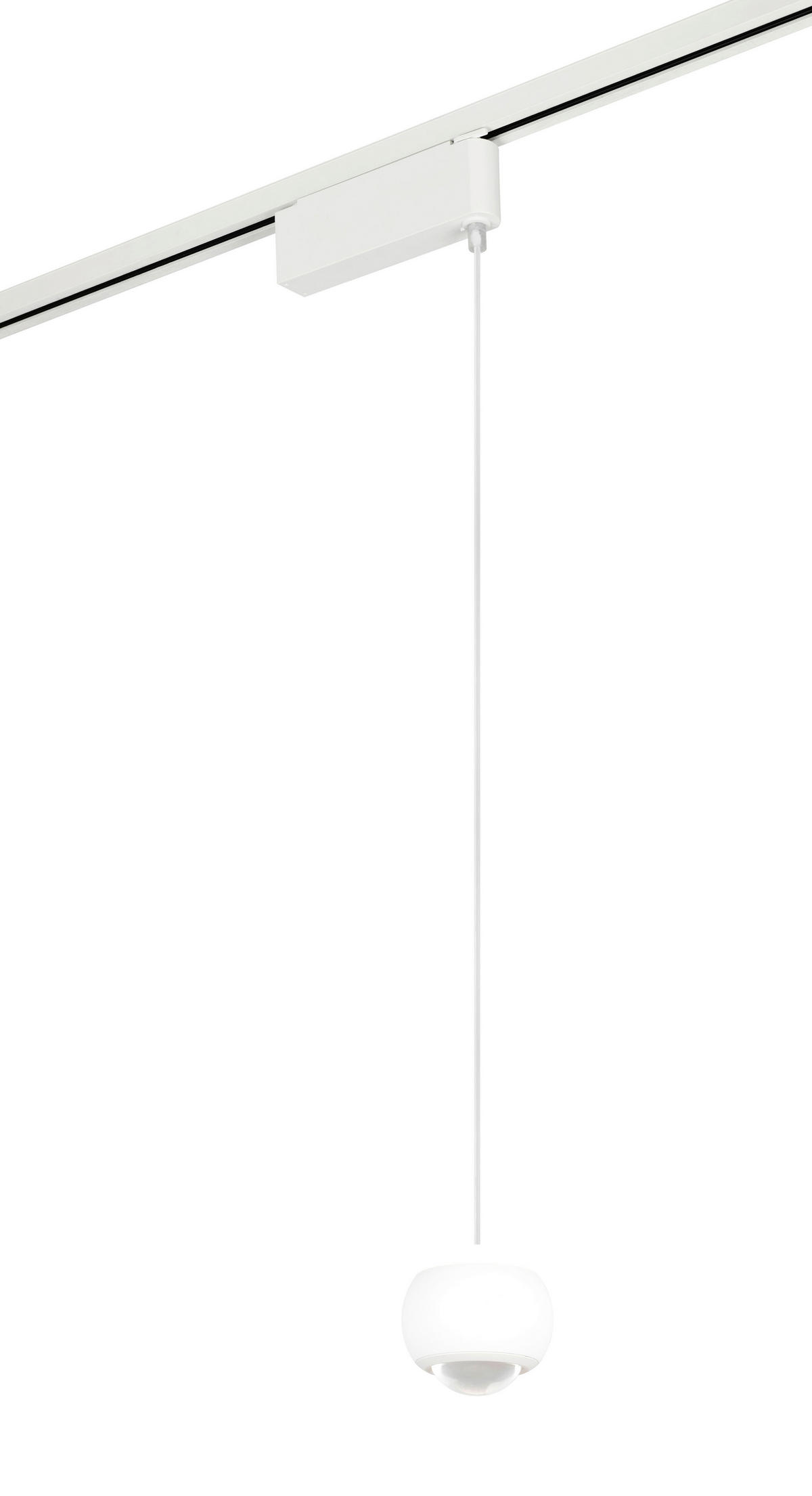 HÄNGLAMPA FÖR SKENSYSTEM Hamlet 10/180 cm   - vit, Klassisk, metall (10/180cm) - Trio Leuchten