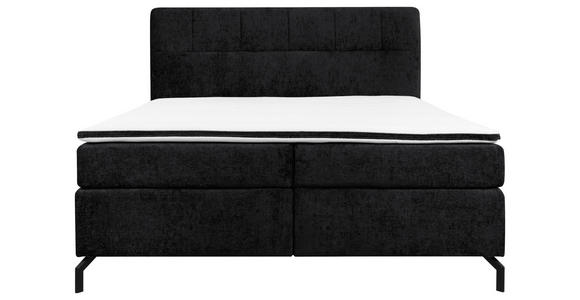 BOXSPRINGBETT 160/200 cm  in Schwarz  - Schwarz, Design, Textil/Metall (160/200cm) - Esposa