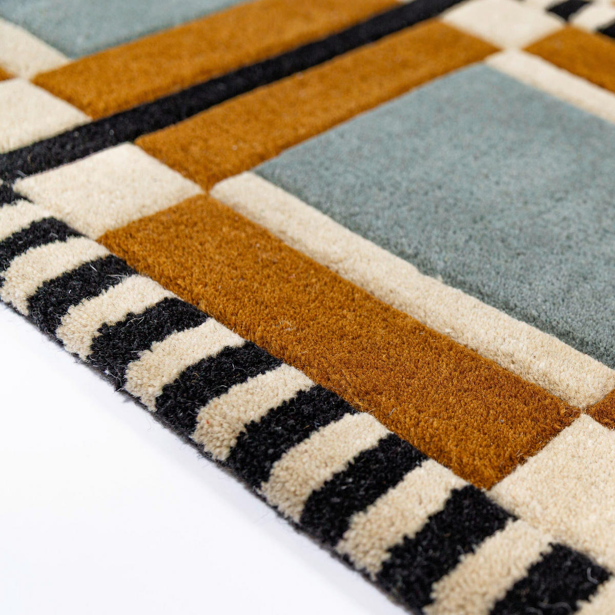 WOLLTEPPICH 200/290 cm Quadro Multicolor rechteckig  - Multicolor, Basics, Textil (200/290cm) - Flair Rugs