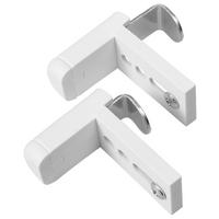 KLEMMTRÄGER  - Weiß, Basics, Kunststoff/Metall (5,5/3,4/2,5cm) - Homeware