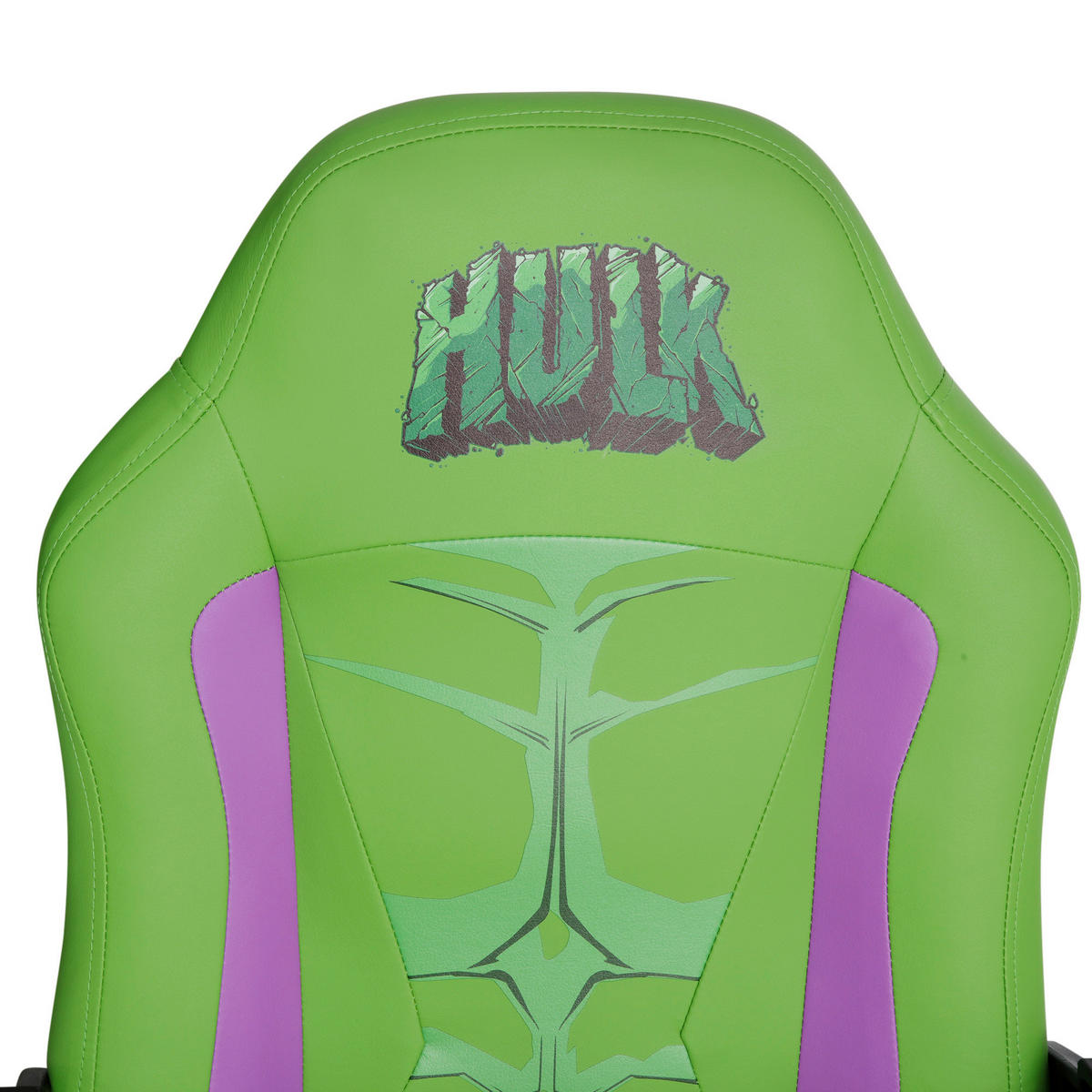 HERNÍ ŽIDLE, vzhled kůže, zelená, fialová, černá - černá/zelená, Design, textil/plast (60/98,5-108/63,6cm) - Marvel