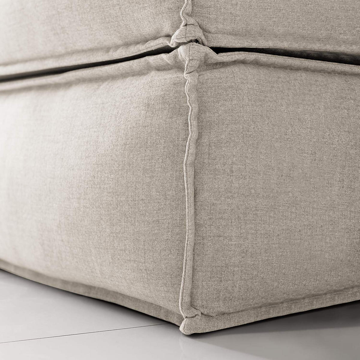 BOXSPRINGBETT 240/200 cm  in Beige  - Beige, Design, Textil (240/200cm) - home24