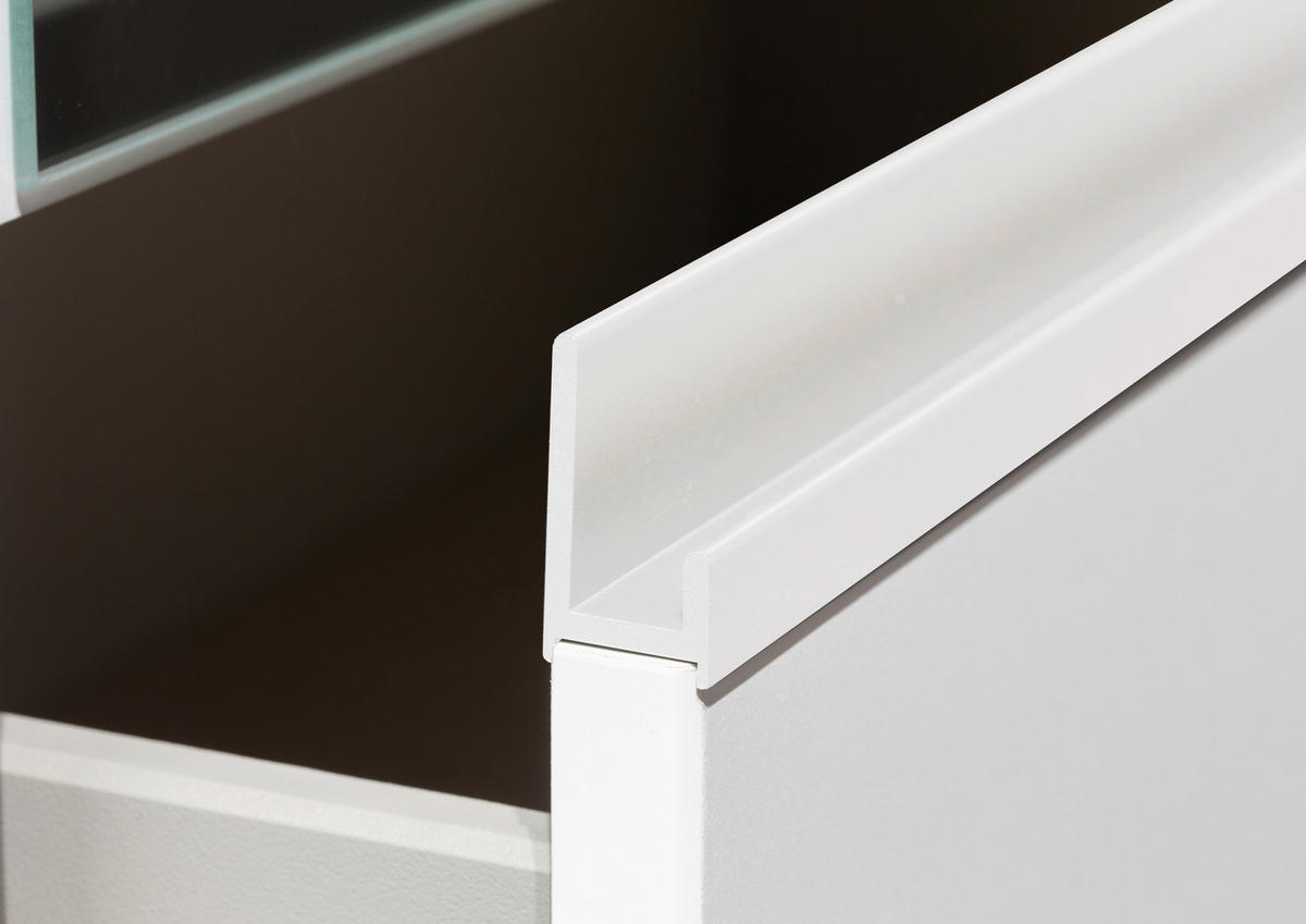 ECKKLEIDERSCHRANK 208/197/298 cm  - Chromfarben/Weiss, Modern, Holzwerkstoff (208/197/298cm) - Rauch Möbel