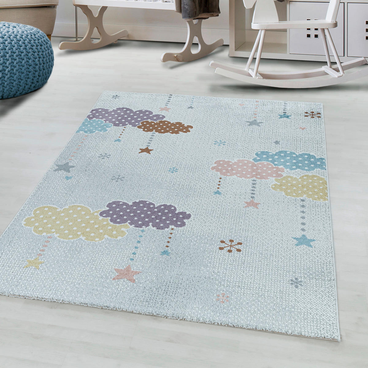 DĚTSKÝ KOBEREC, 160/230 cm, bílá - bílá, Trend, textil (160/230cm) - Ben'n'jen