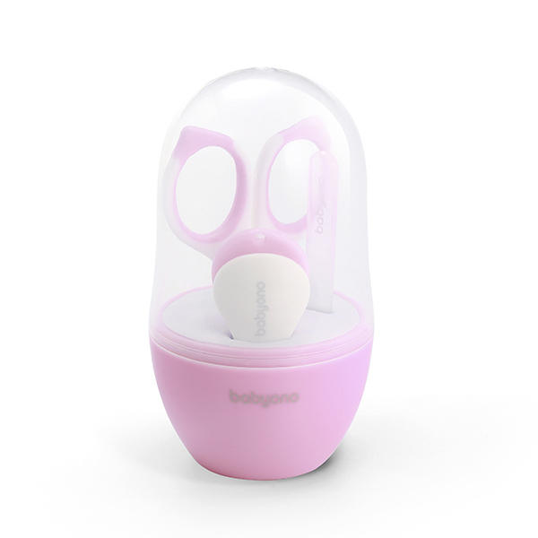 NEGOVALNI SET ZA DOJENČKE - pink, Basics, kovina/umetna masa (0,13kg) - babyono