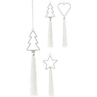 FÜGGŐDÍSZ - többszínű, Basics, fém (25cm)