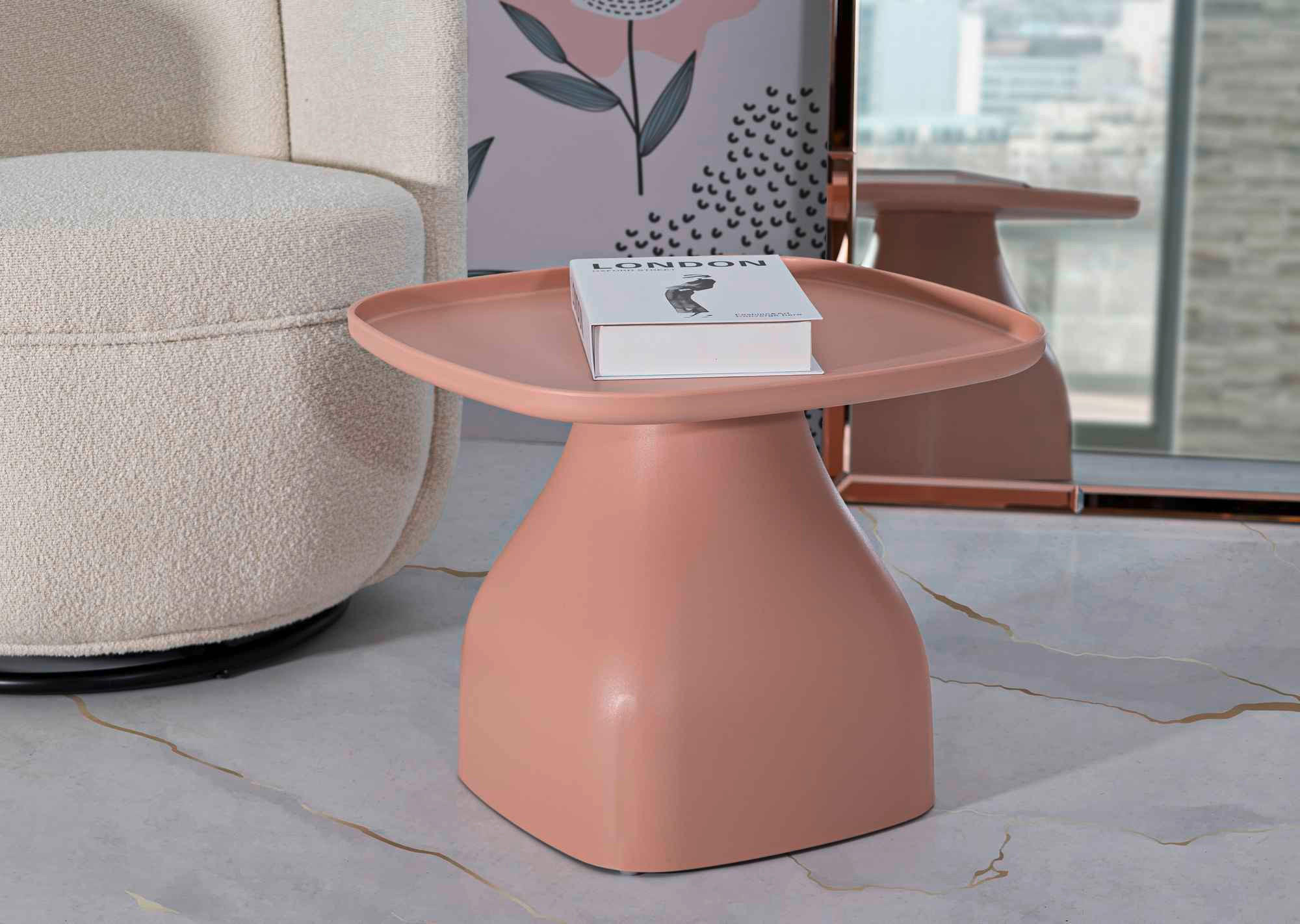 COUCHTISCH Rosa  - Rosa, Basics, Kunststoff (48/38/48cm)