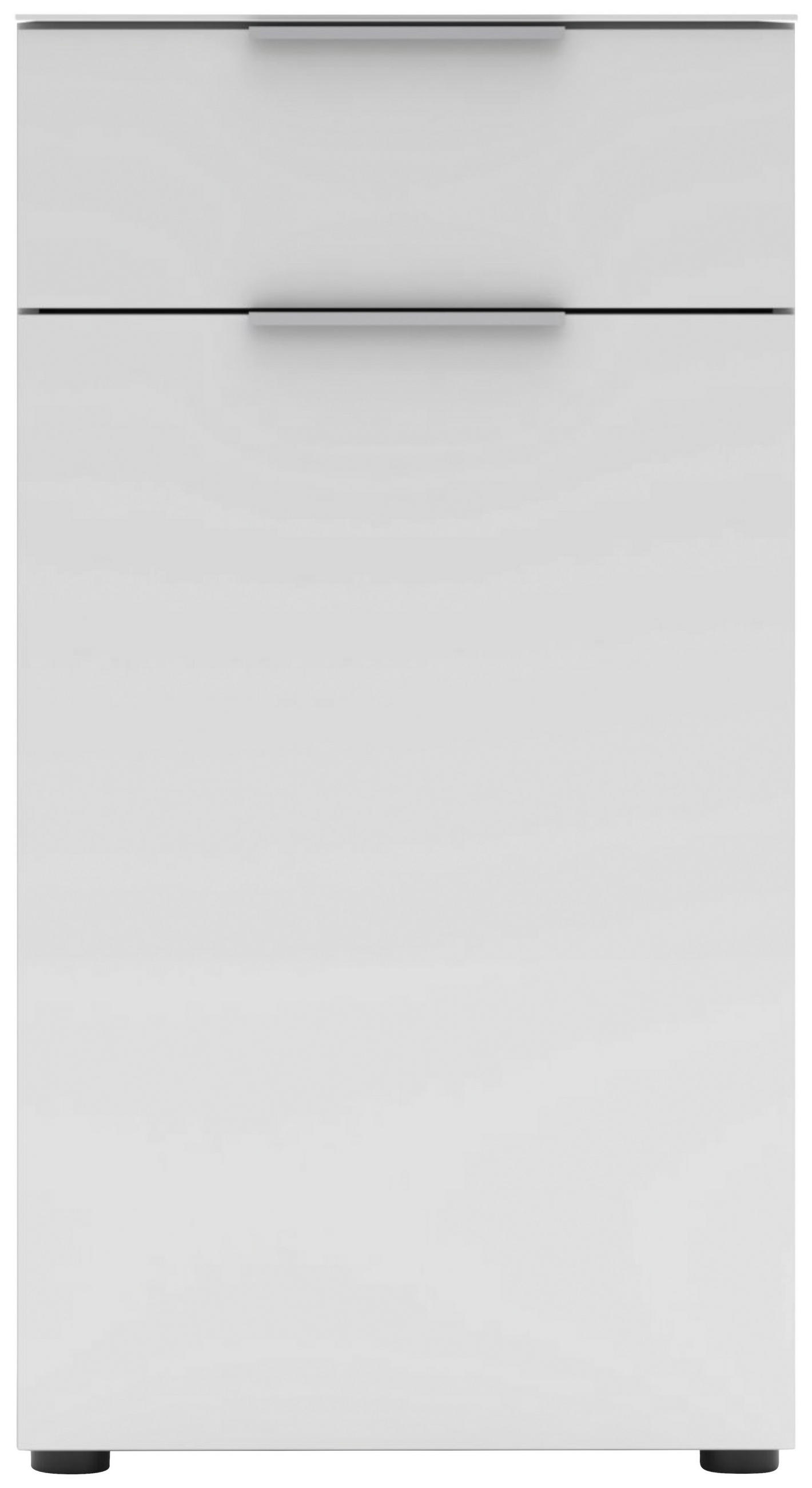 OMARA ZA ČEVLJE bela - barve kroma/bela, Moderno, kovina/leseni material (53/99/41cm) - Voleo