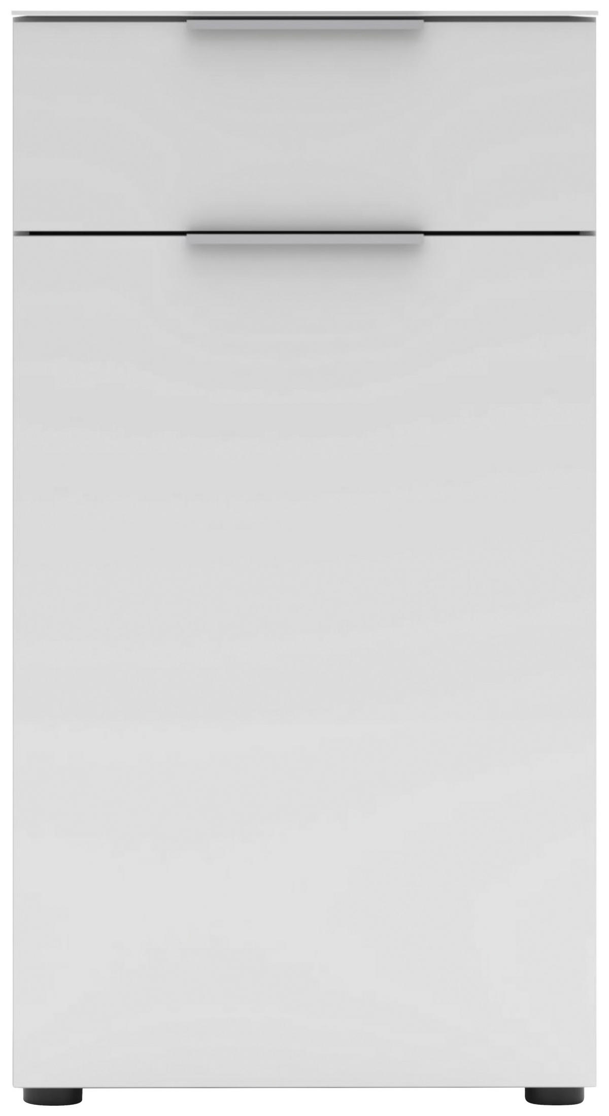 OMARA ZA ČEVLJE bela - barve kroma/bela, Moderno, kovina/leseni material (53/99/41cm) - Voleo