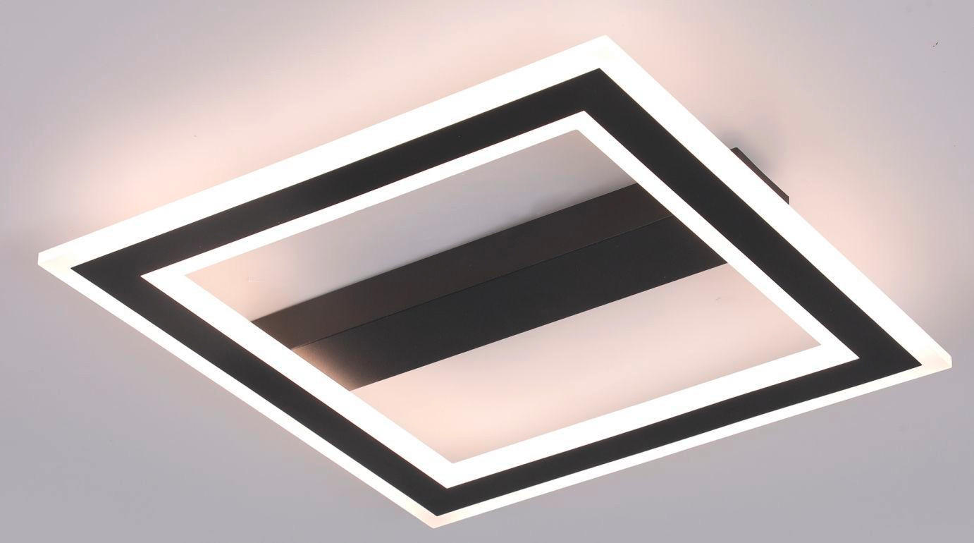 LED SVJETILJKA STROPNA  - crna, Design, metal (45/5/45cm)