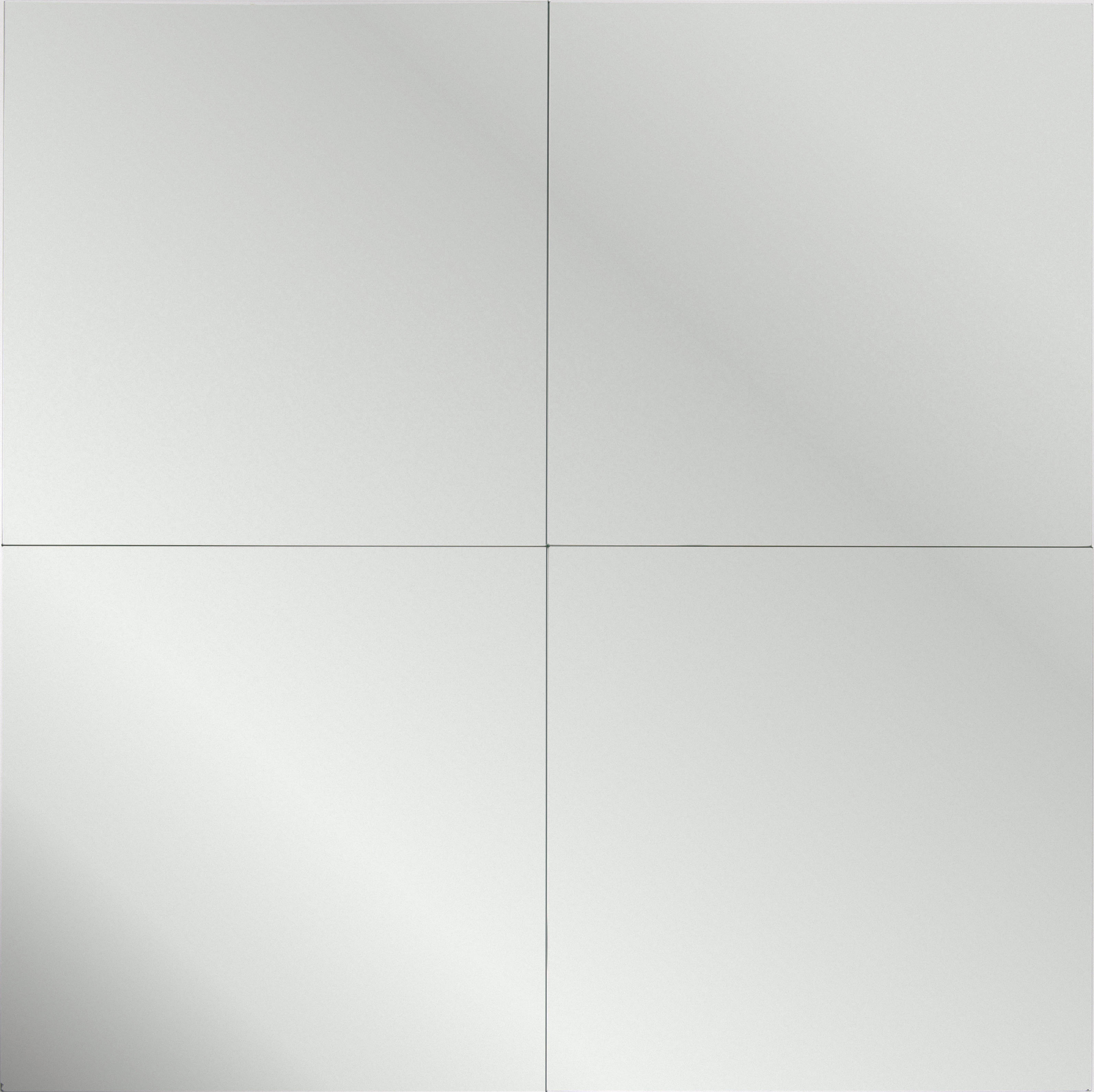 Boxxx NÁSTĚNNÉ ZRCADLO 30/30/0,3 cm - barvy stříbra
