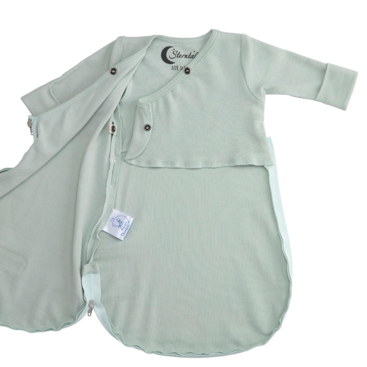 BABYSCHLAFSACK EDDA   44 cm    - Türkis, Basics, Textil (44cm) - Sterntaler